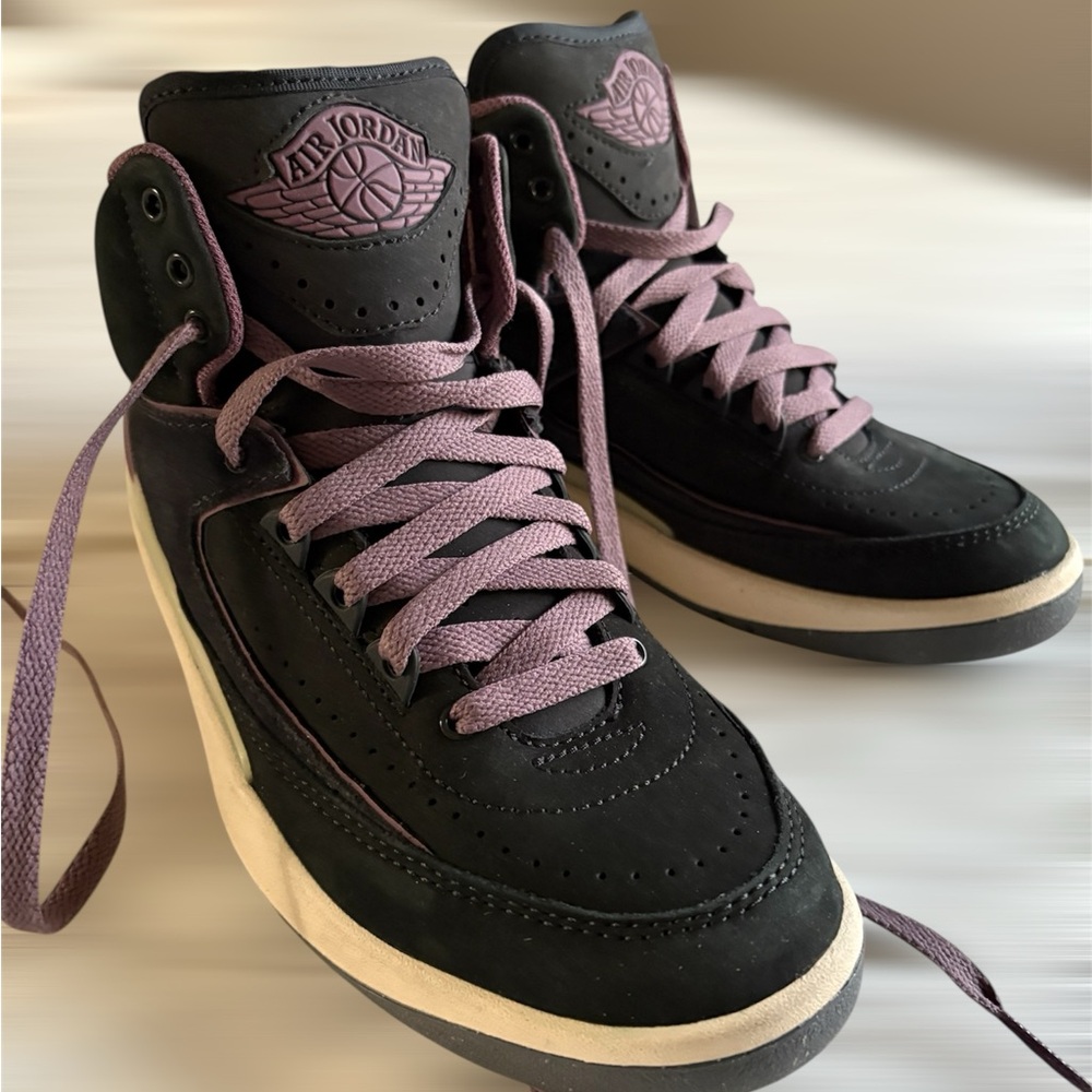 New Nike Jordan air Women's Black and Purple Sneakers